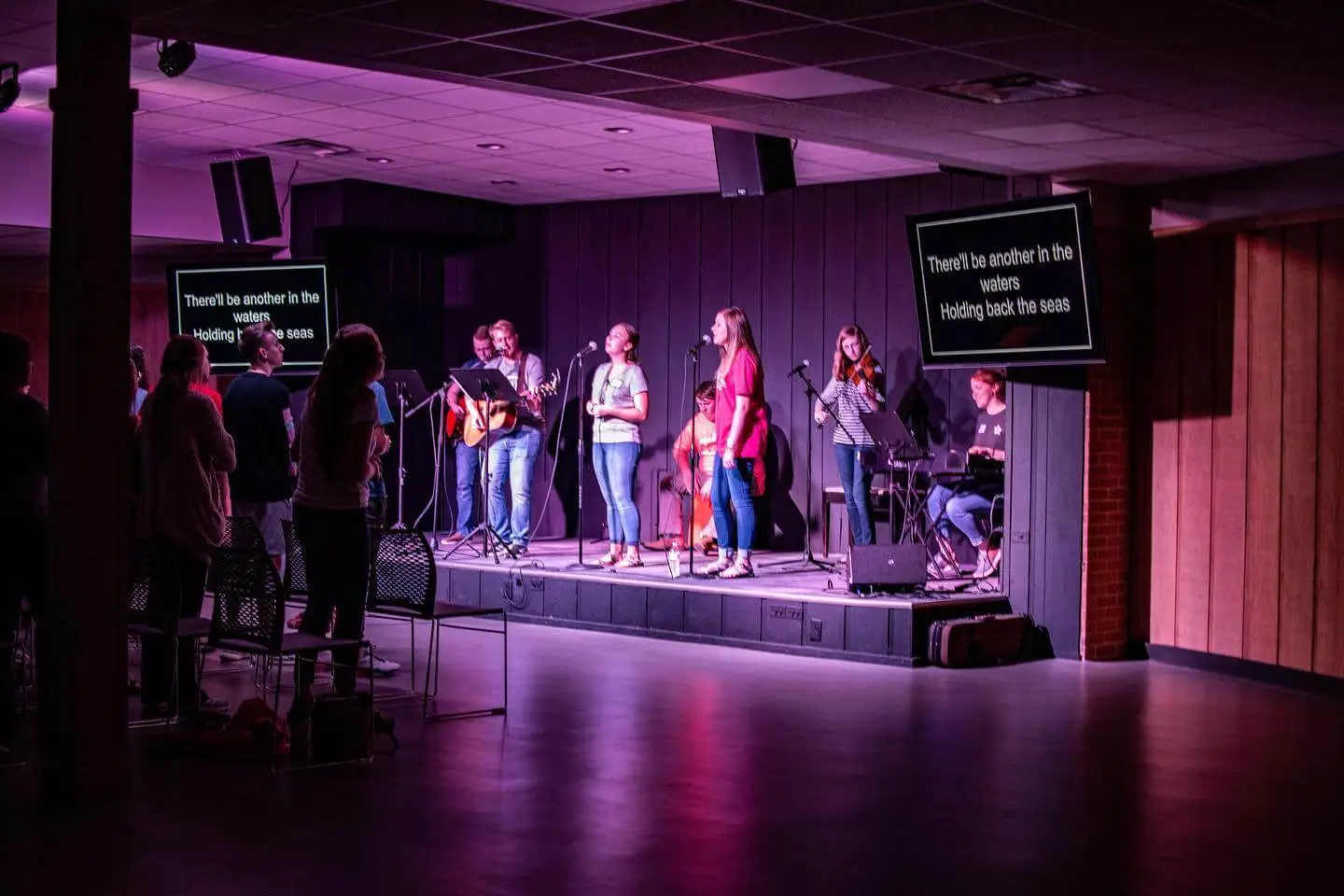 Jacksonville State University (JSU) students performing gospel music